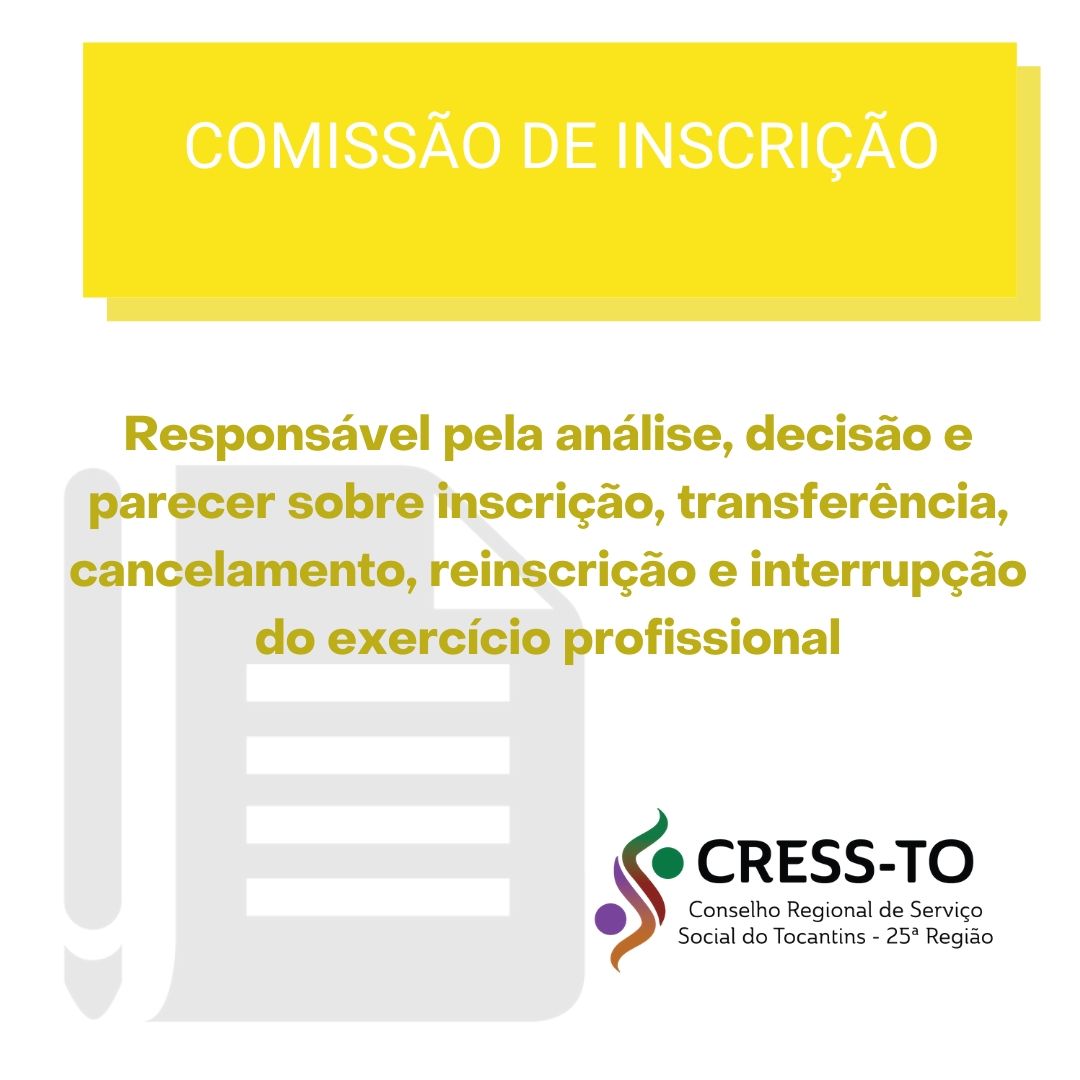 📣NOTA DA COMISSÃO REGIONAL - Cress Rio de Janeiro